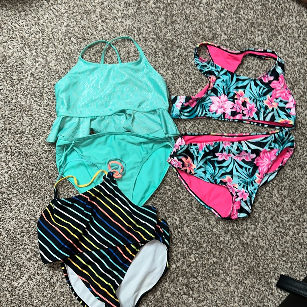 3 girls bikinis from target